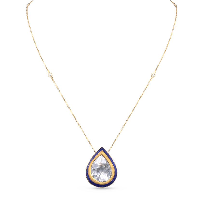 Uncut Diamond Pendant on Chain
