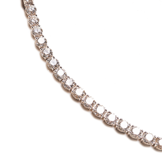 Oval 70 Carat Diamond Tennis Bracelet