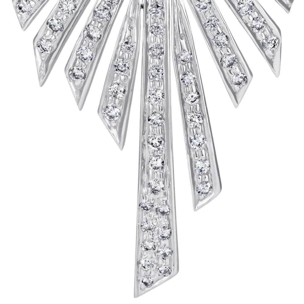 Emerald & Diamond Starburst Earrings