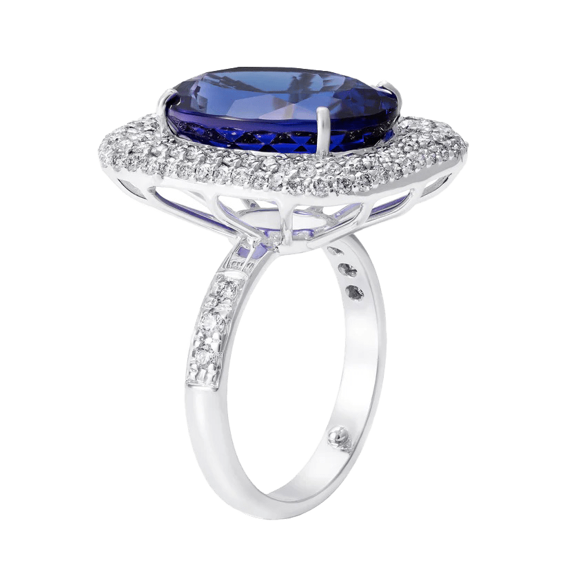 Tanzanite and Diamond Ring