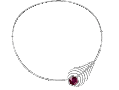 The New Ruby and Diamond Palm Tree Necklace