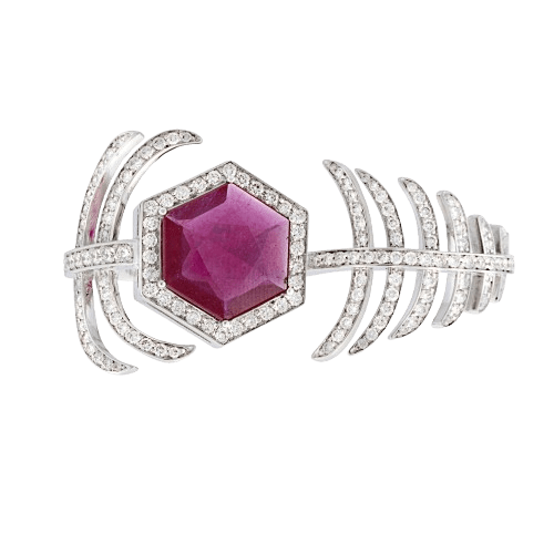 The New Ruby and Diamond Palm Tree Ring