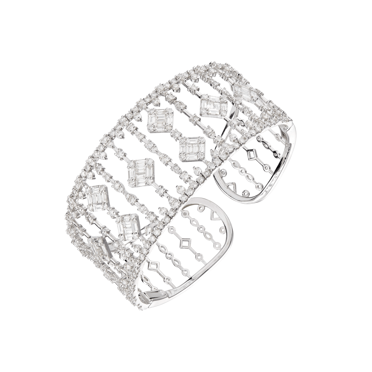 Large Diamond Cuff