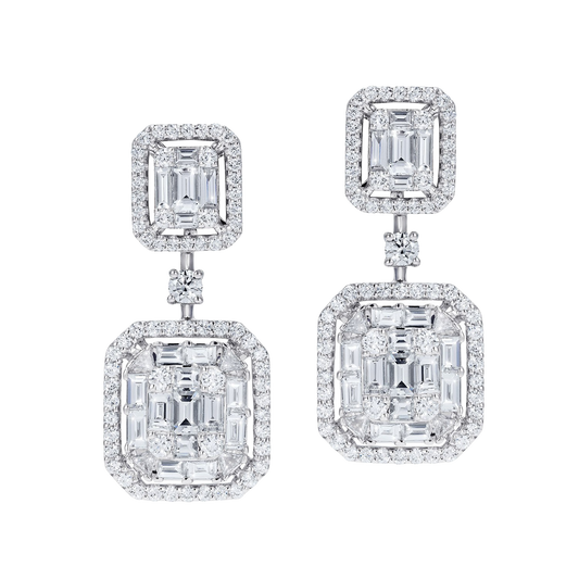 Twin Set Diamond Earrings