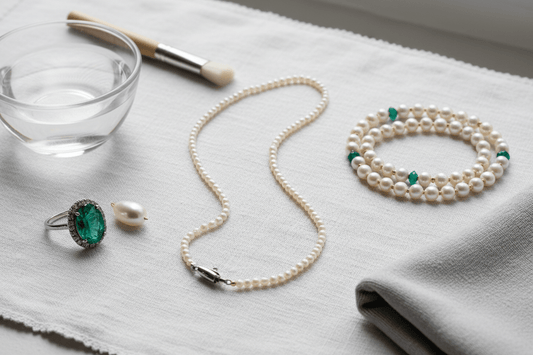 Emeralds & Pearls - How to cherish softer stones
