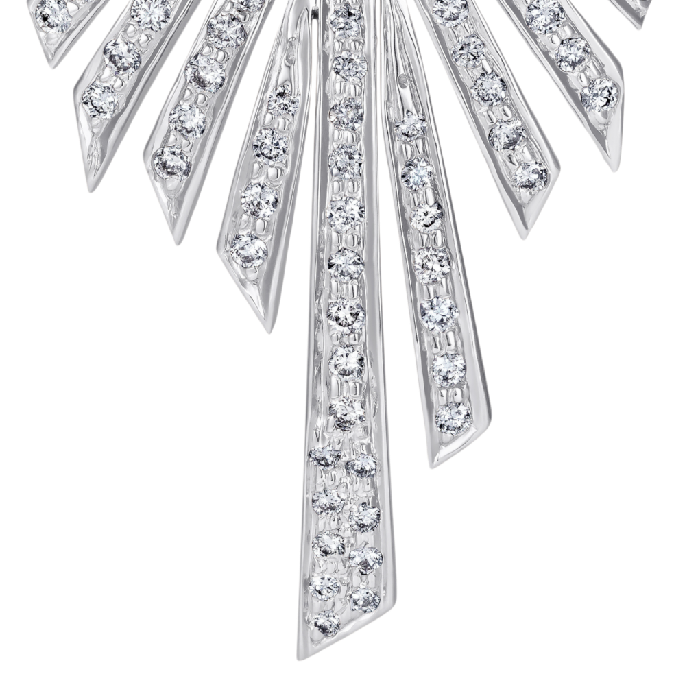 Emerald & Diamond Starburst Earrings
