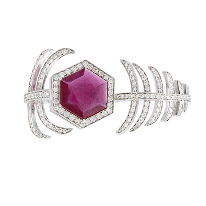 The New Ruby and Diamond Palm Tree Ring