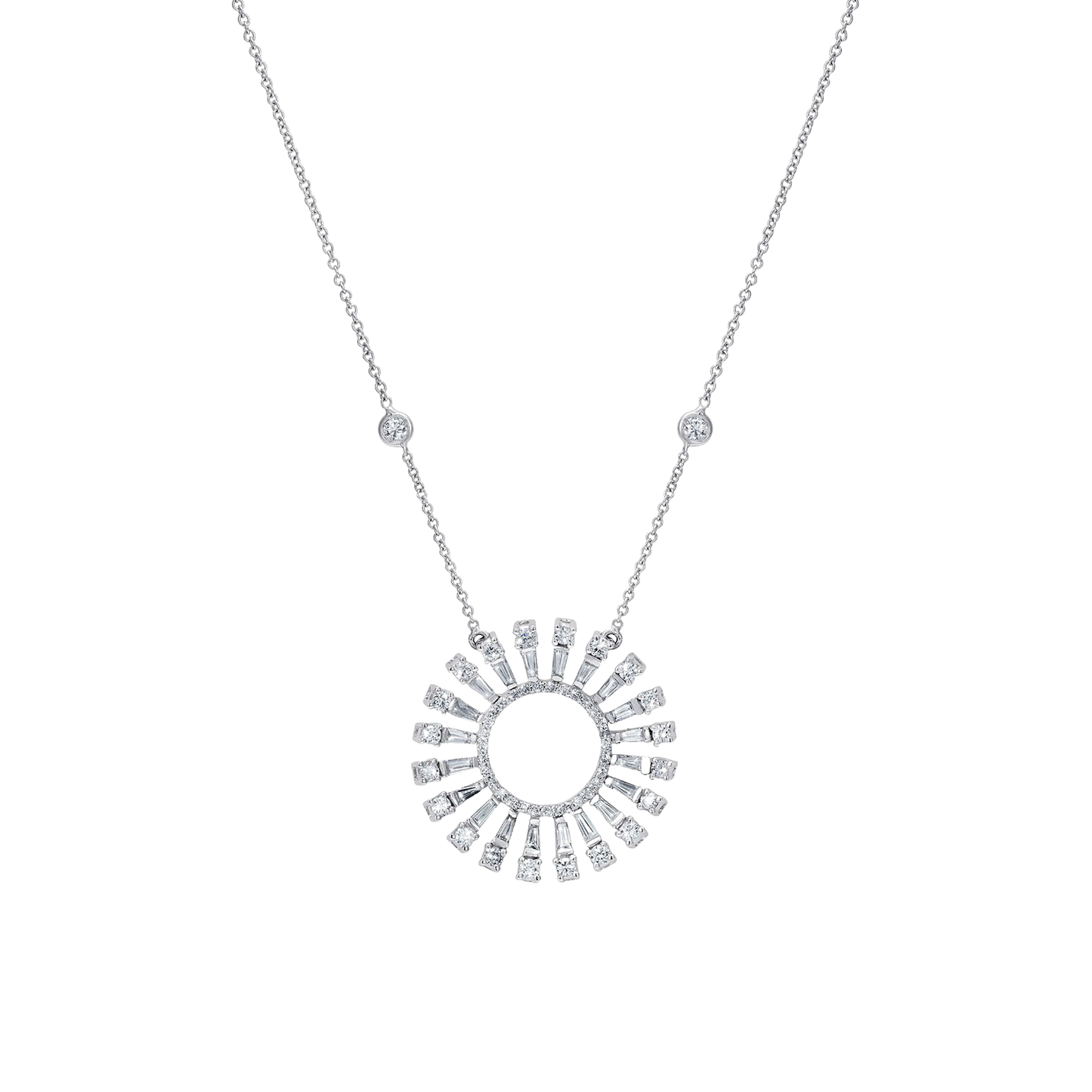 Circle of life Diamond Pendant Necklace