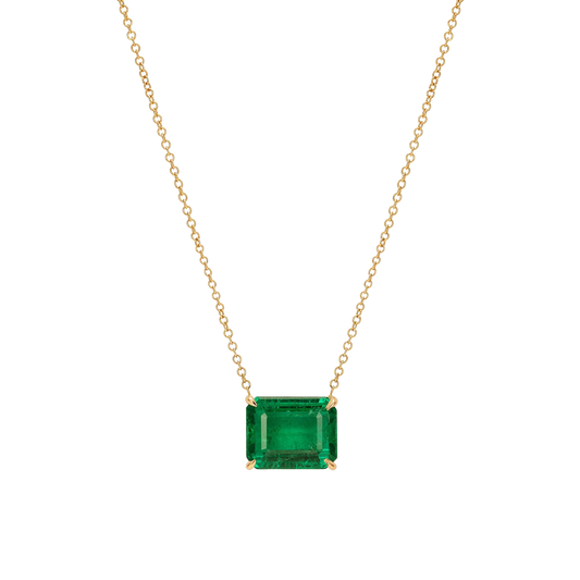 Emerald Pendant Chain