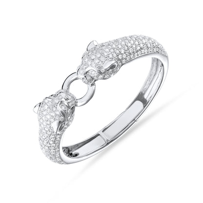 Panther Diamond  Pave Bracelet